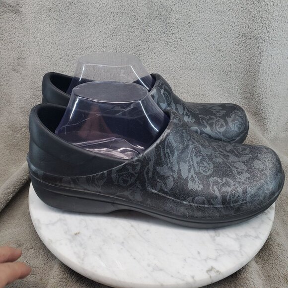 Crocs Shoes Womens Size 10 Black Synthetic Rose Neria Pro II Dual Comfort Clogs - Picture 4 of 12